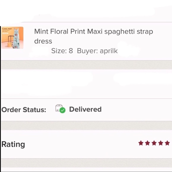 👗LAST ONE👗 MINT FLORAL MAXI DRESS - Picture 7 of 7